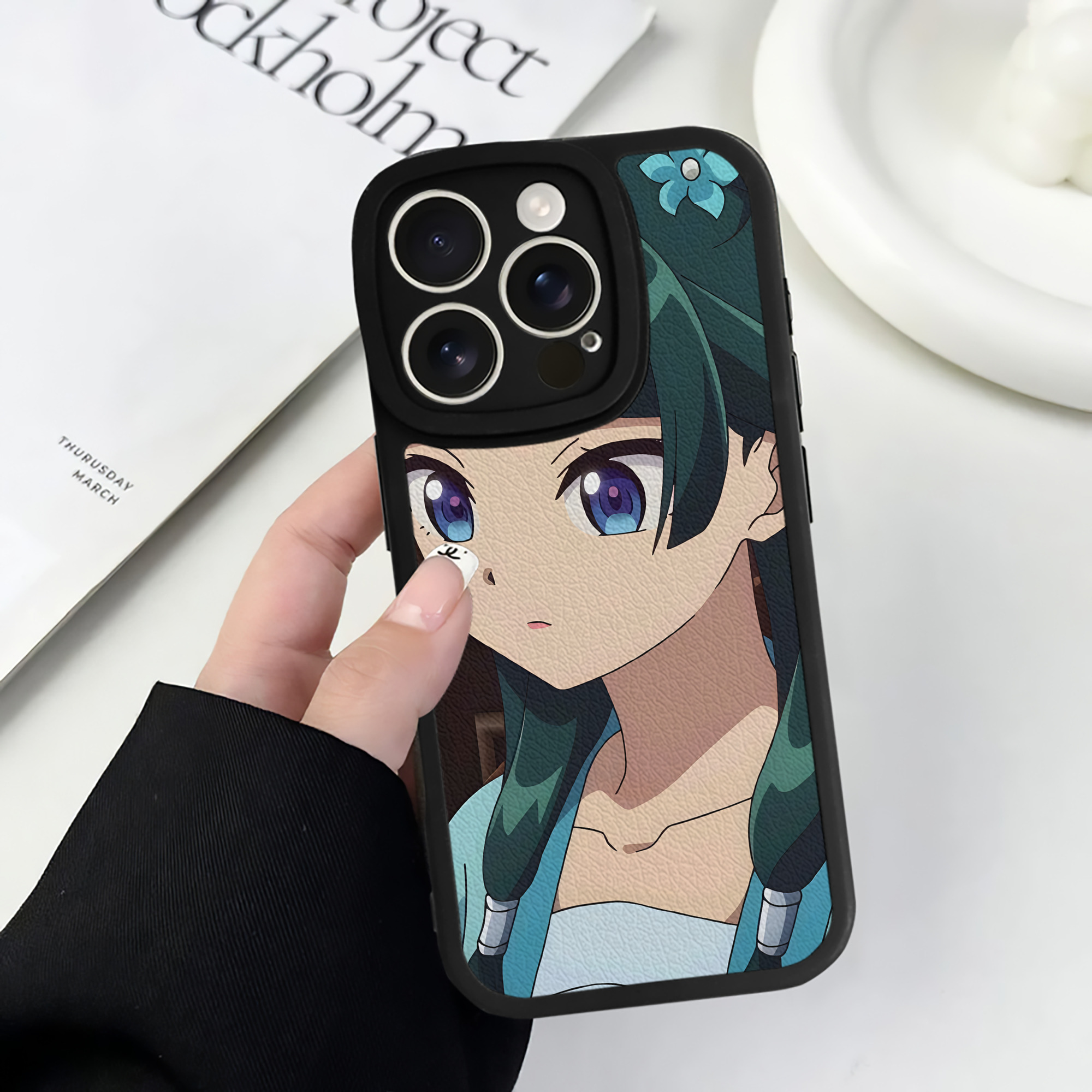 薬屋のひとりごと The Apothecary Diaries 【iPhone 16シリーズ対応】シリコンスマホケース（レザー調） 材質：シリコン